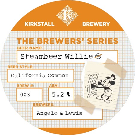 Kirkstall Steembeer Willie 5.2% 30L (KEG)